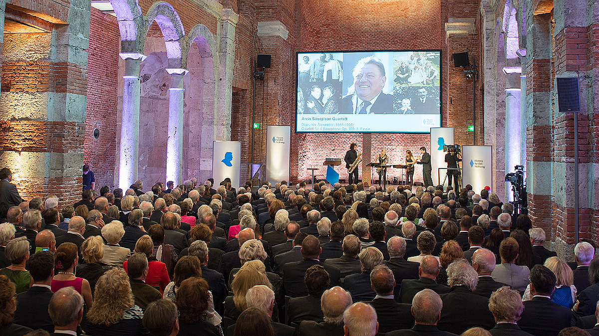 Gedenkfeier der Hanns-Seidel-Stiftung zum 100. Geburtstag in der Allerheiligen-Hofkirche in der Münchner Residenz am 04.09.2015