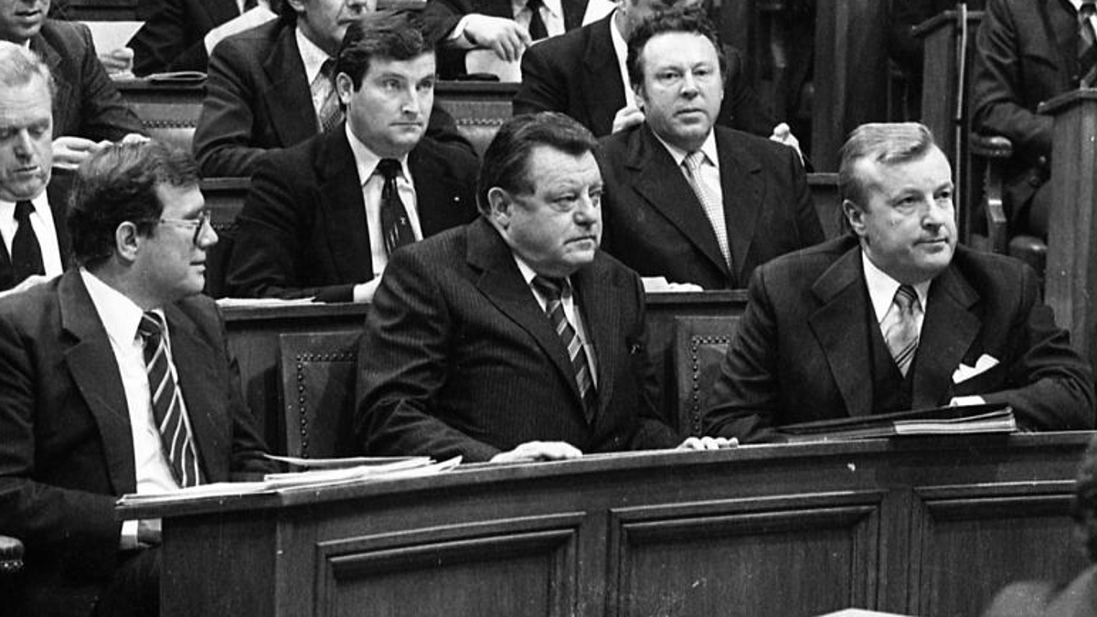 Wahl von Franz Josef Strauß zum Ministerpräsidenten im Bayerischen Landtag am 6. November 1978