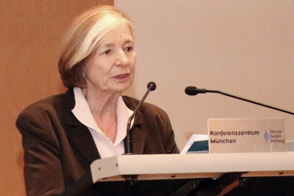 Stiftungsvorsitzende Ursula Männle